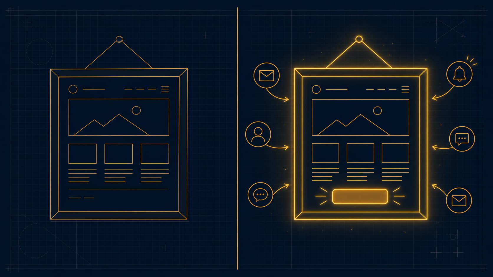 Site d'entreprise du bâtiment affiché sur smartphone tenu sur un chantier
